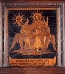 Intarsio "Tarzia artico" nella Cappella dei Nove di Niccolà de' Cori
