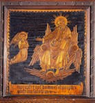 Intarsio "L'Incarnazione" nella Cappella dei Nove di Niccolà de' Cori