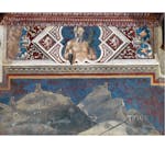 Particolare Affresco "Effetti del Cattivo Governo in città e in campagna" nella sala della Pace al Museo Civico di Siena