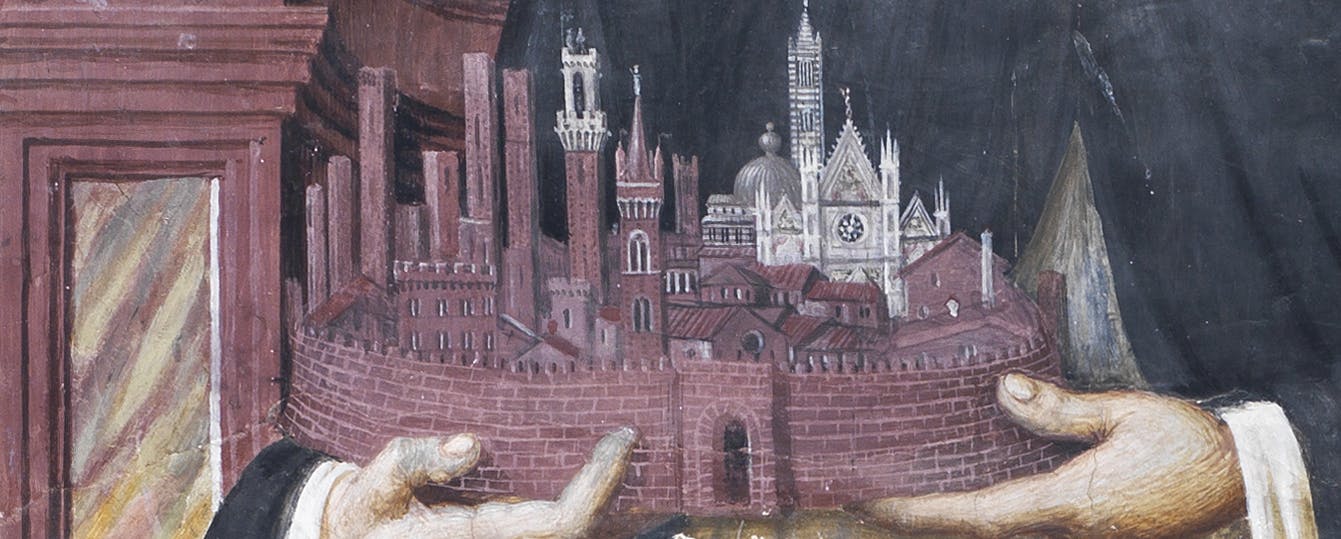 Modellino della città di Siena