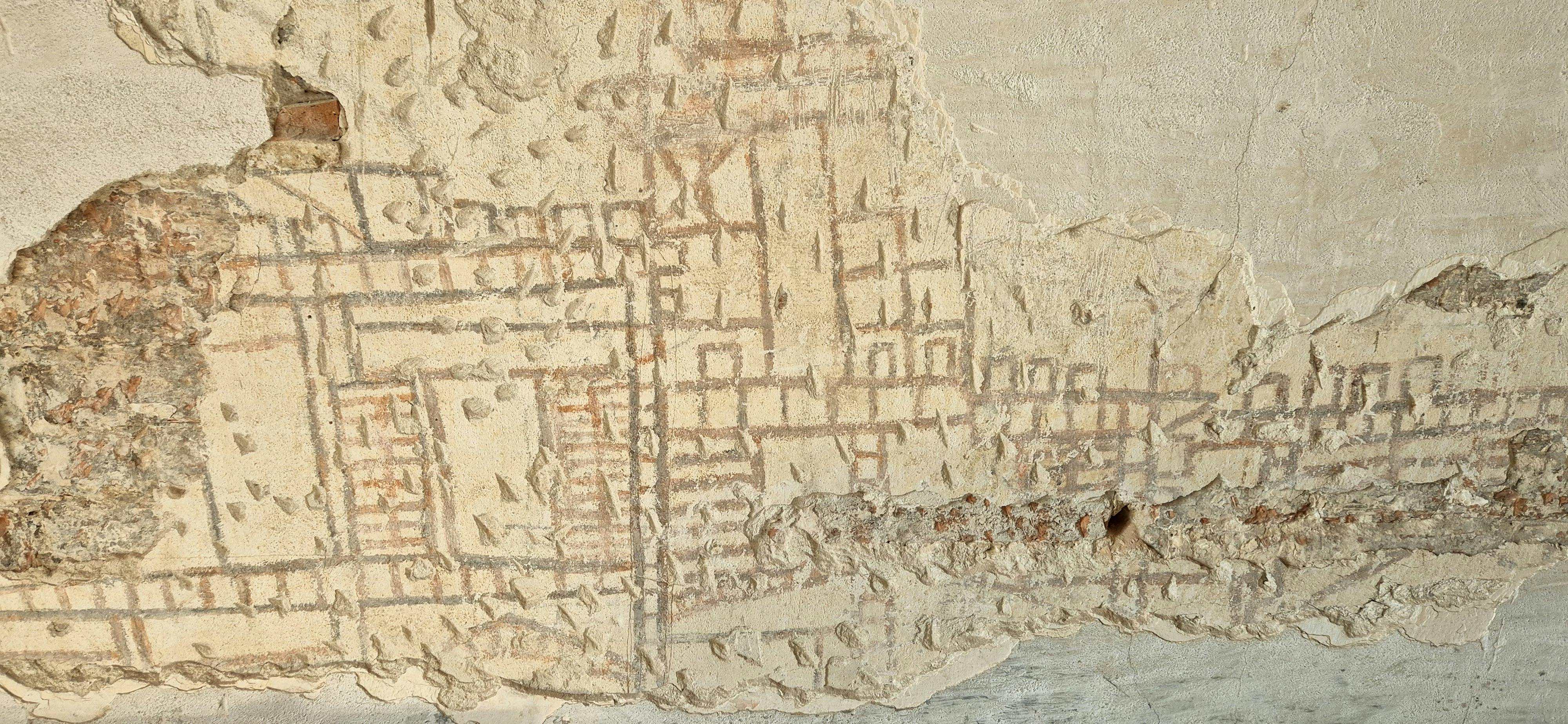 graffito nelle antiche carceri