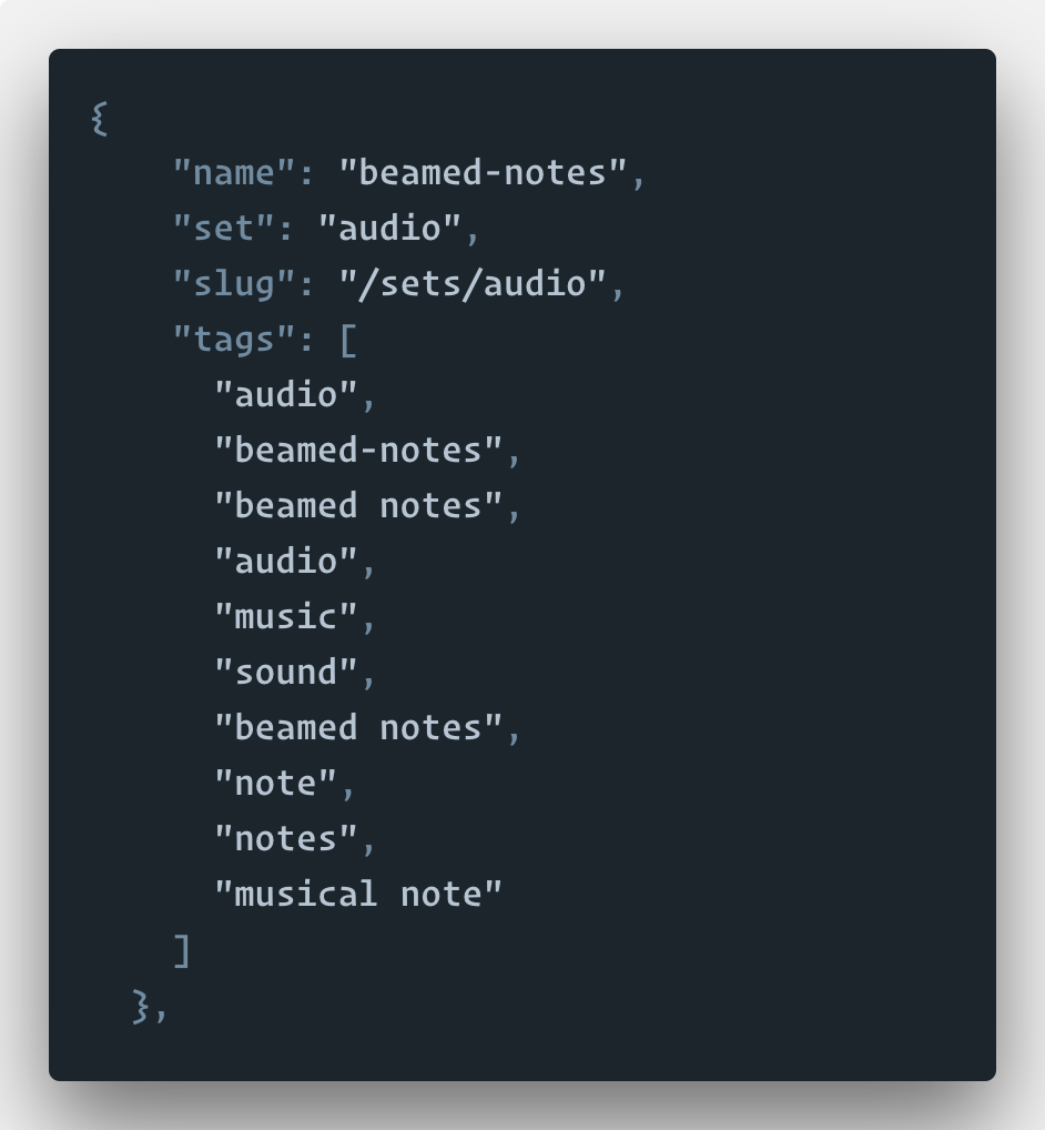 Een van de icons die in het gemaakte audio.json bestand staat.