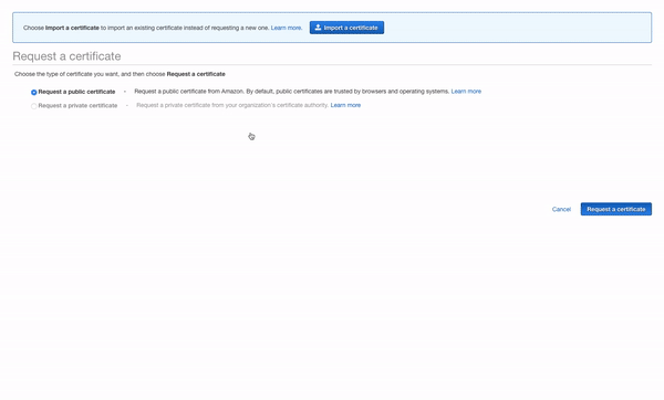 Het aanvragen van een SSL certificaat.