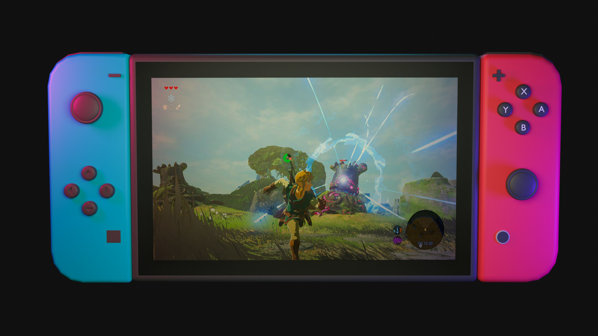 3d model of a switch