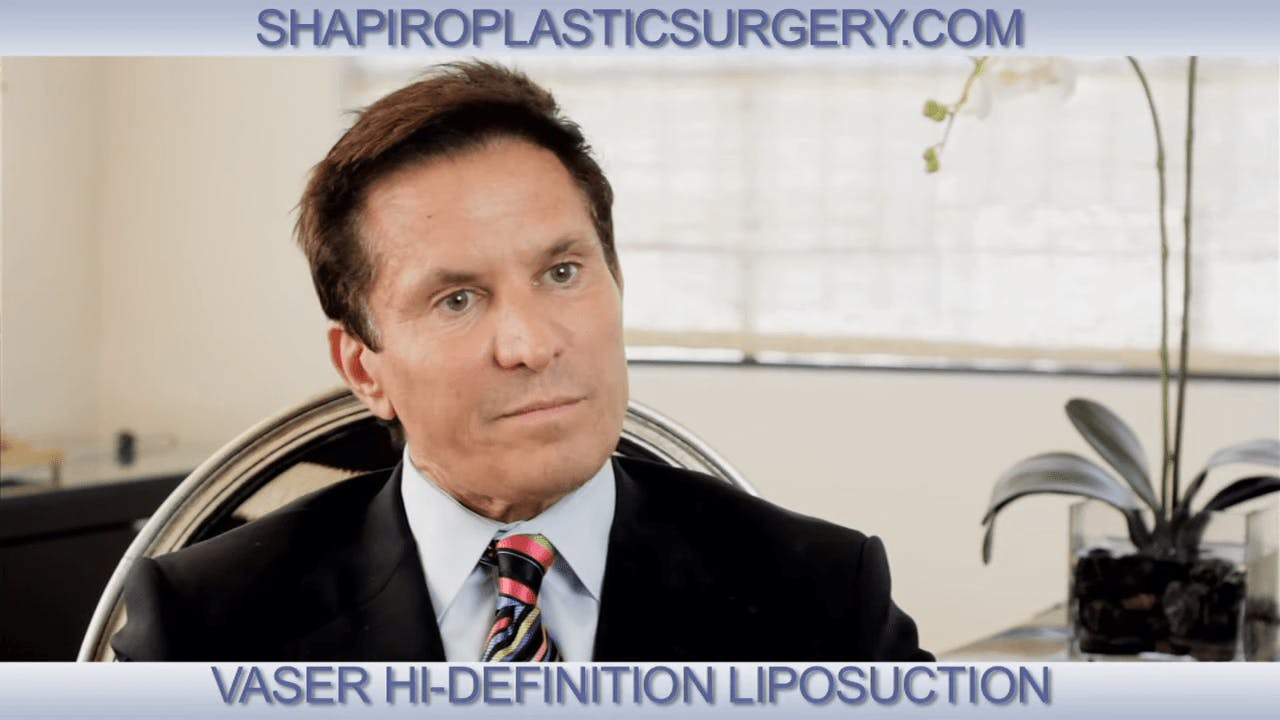 Dr. Shapiro Talking about Vaser Liposuction
