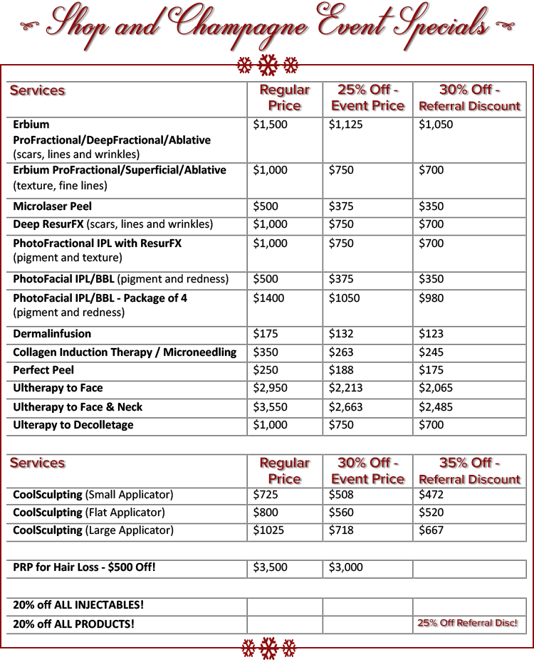 event-speicals-pricing-sheet