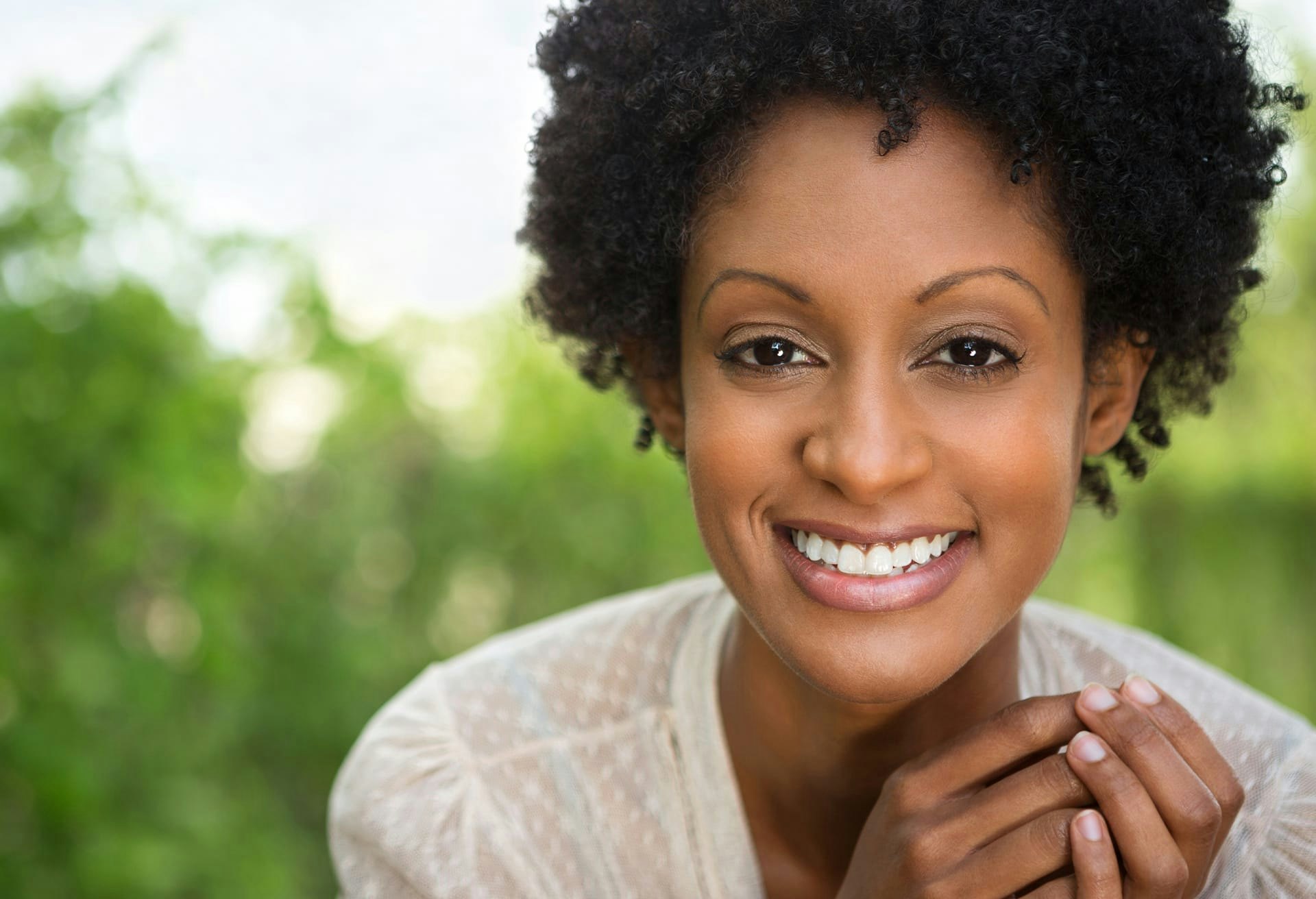 Woman Smiling