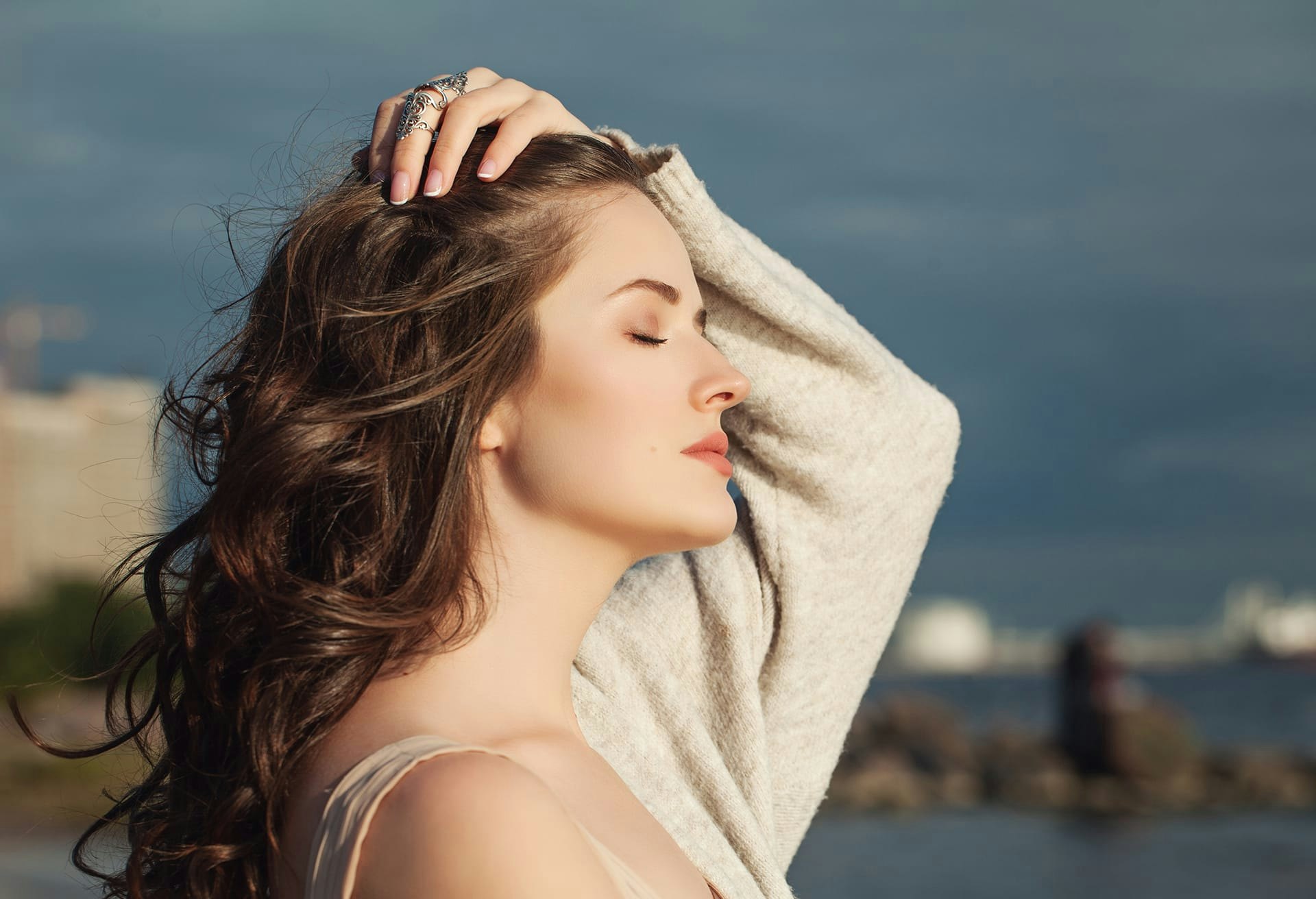 Woman with Her Hand in Her Hair