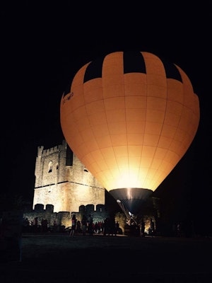 Hot air balloon in Bragança!