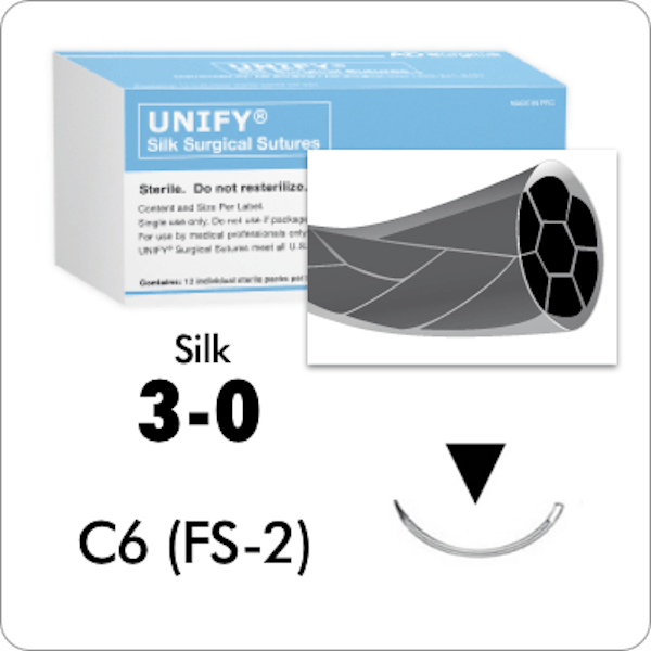 Silk Suture 3-0