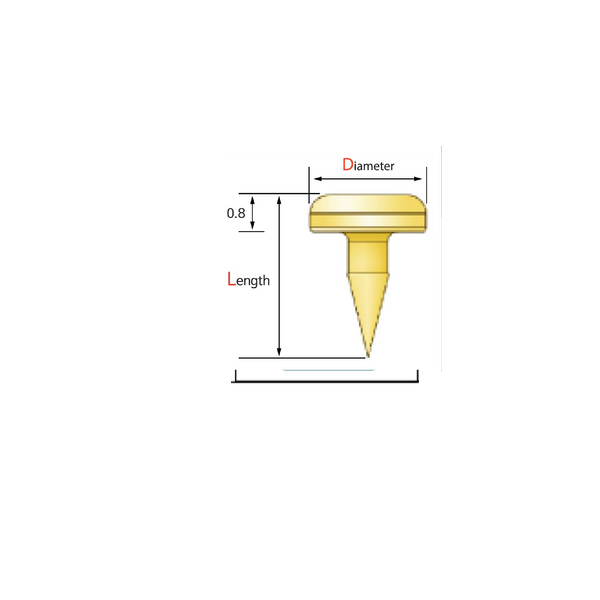 Bone tack size