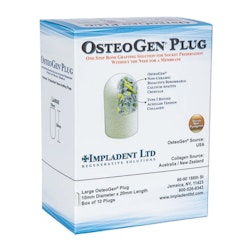 OsteoGen Bone Grafting Plug box