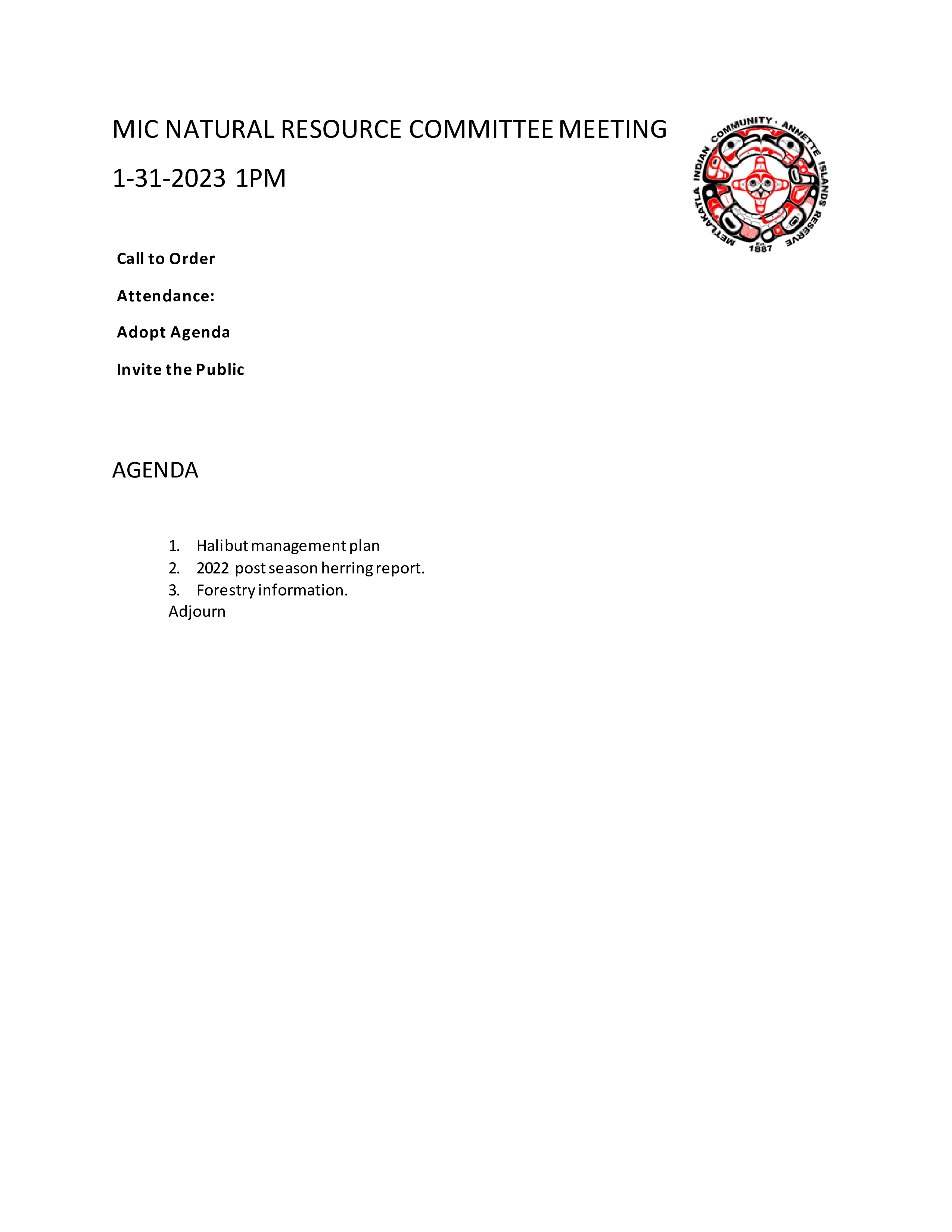 Metlakatla Indian Community Metlakatla, Alaska