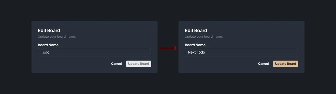 Gambar 7 - Formulir untuk mengubah nama board