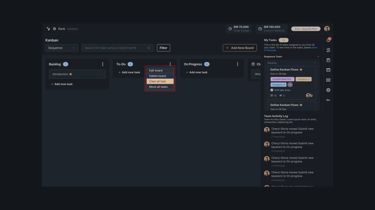 Figure 9 - Confirmation of deleting board data