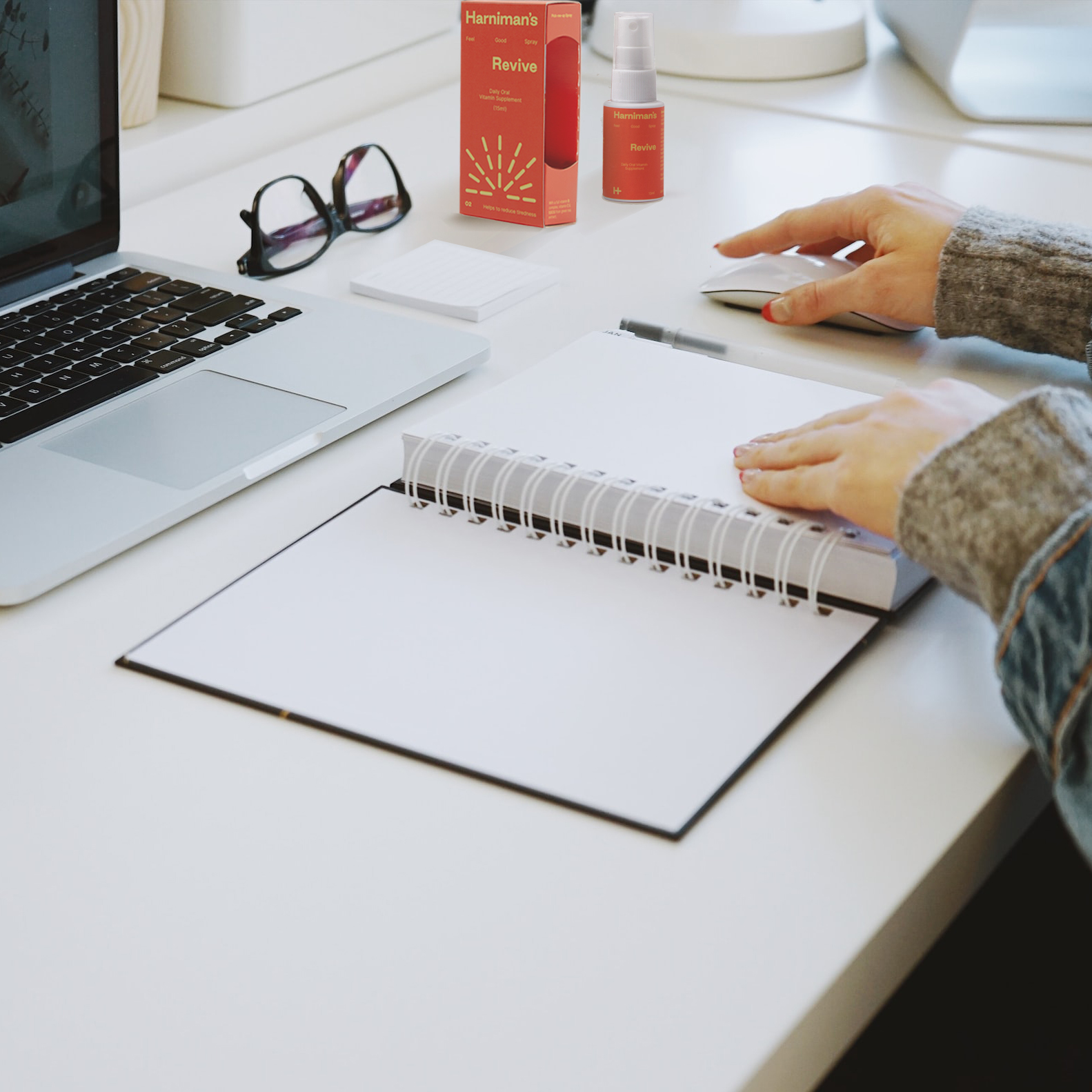 Harniman's Revive on a Desk