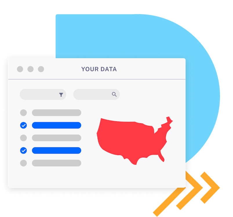 Graphic of a database