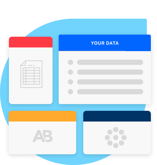 Graphic of multiple data elements