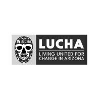 LUCHA (Living United for Change in Arizona) logo