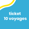 Image ticket 10 voyages