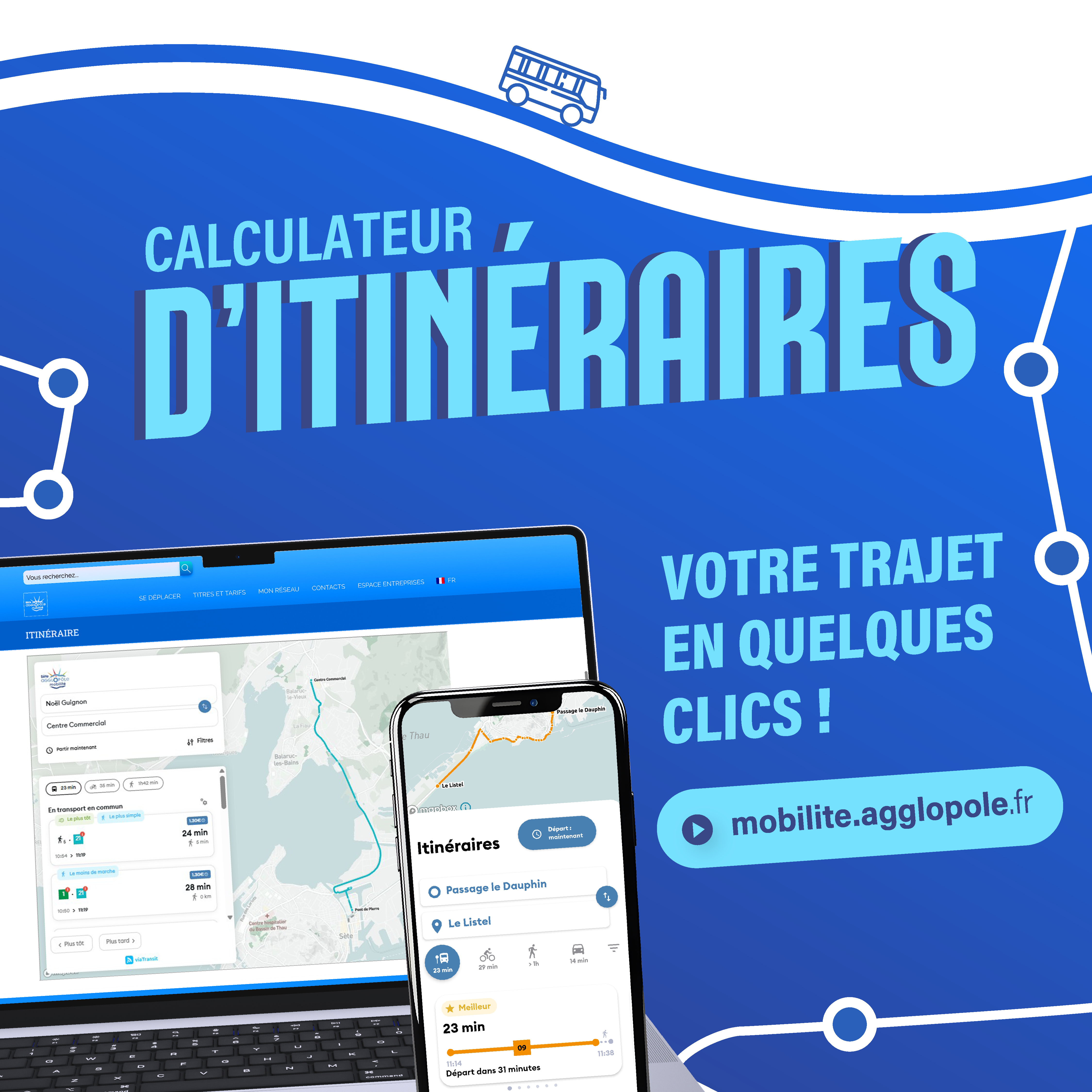 calculateur d'itinéraire