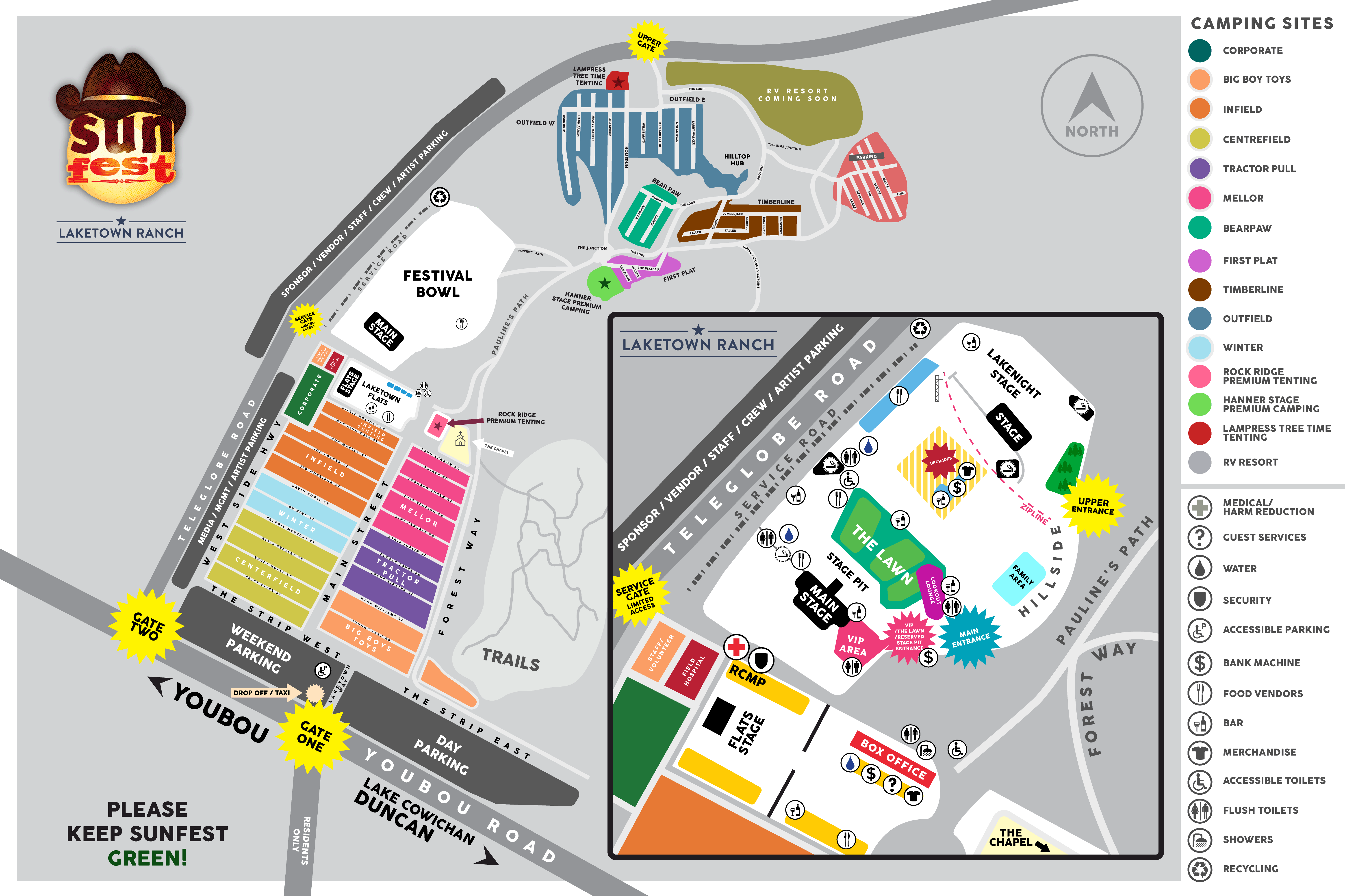 Maps Sunfest Country Music Festival