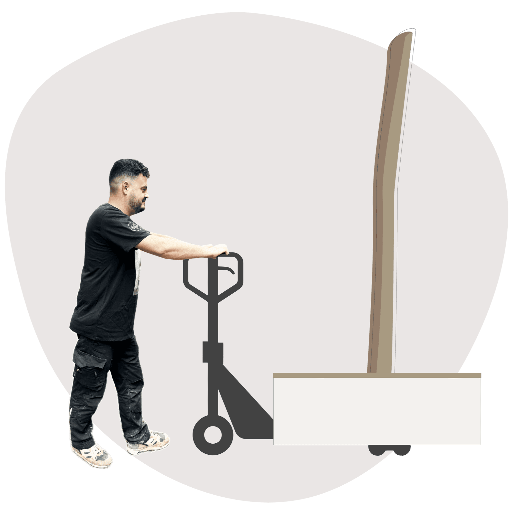 Aufbau der Pop-Up-Segel durch die tollerei