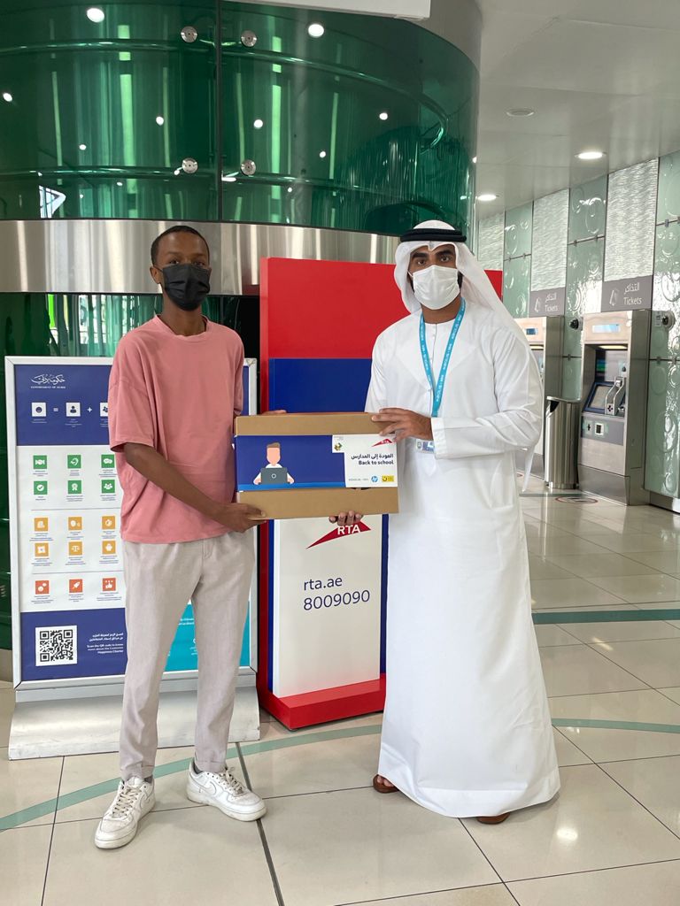 KEOLIS MHI SUPPORTS THE RTA IN GIVING AWAY LAPTOPS TO STUDENTS