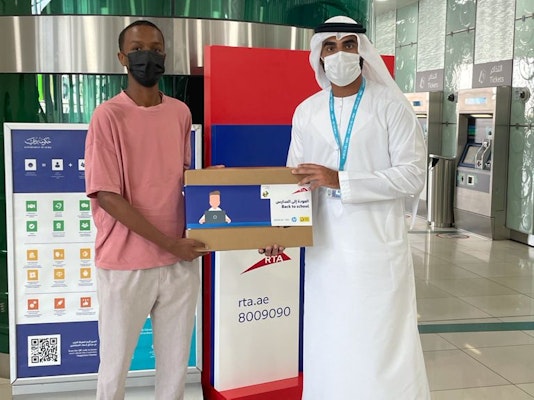 KEOLIS MHI SUPPORTS THE RTA IN GIVING AWAY LAPTOPS TO STUDENTS