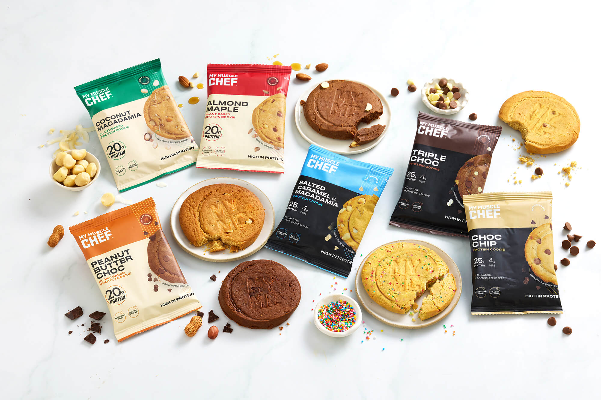 Protein Cookies Healthy High Protein Cookies My Muscle Chef