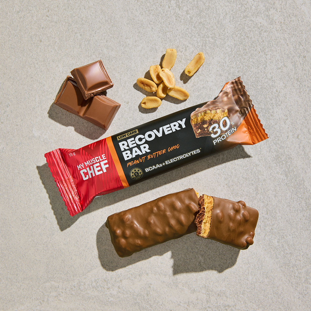 Recovery Bars 12 Pack: Peanut Butter Choc | My Muscle Chef