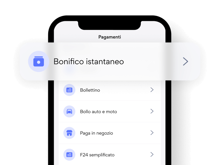 Shermata Hype pagamenti nell’app