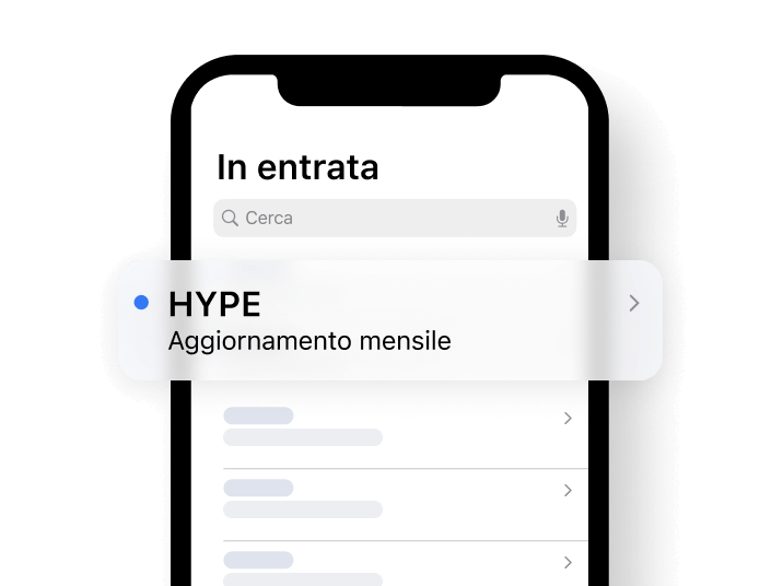 Aggiornamento mensile