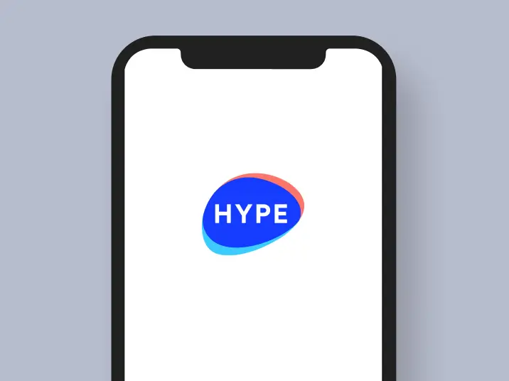 Schermata app HYPE