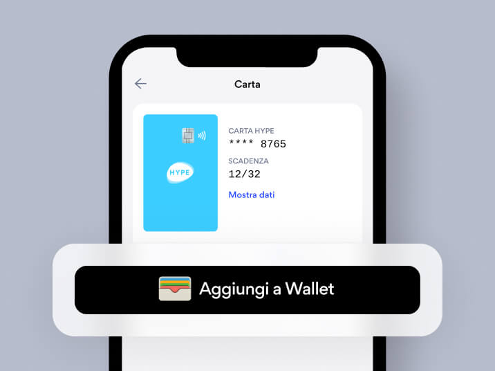 aggiungi carta applepay