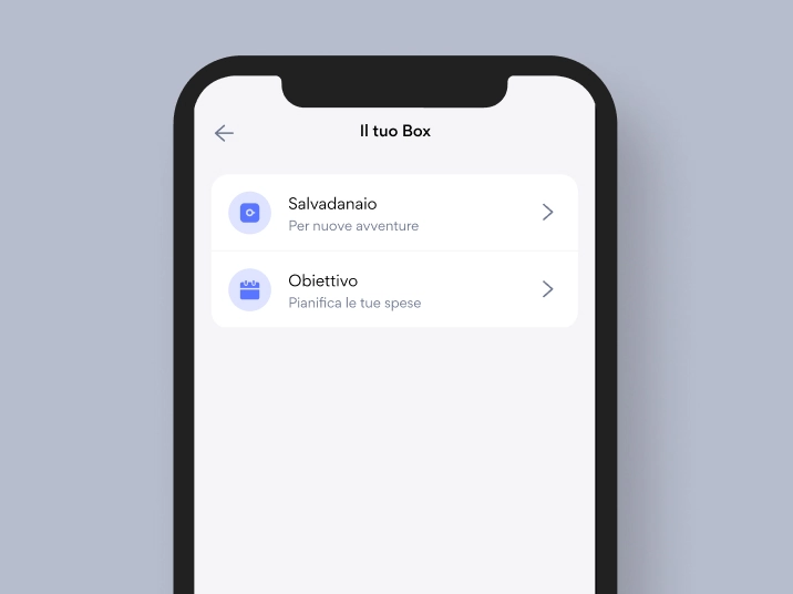 schermata selezione modalità di risparmio