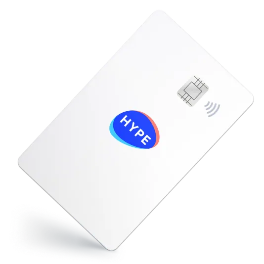 Carta conto HYPE Next Carta conto HYPE Next