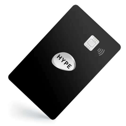 Carta conto HYPE Premium Carta conto HYPE Premium