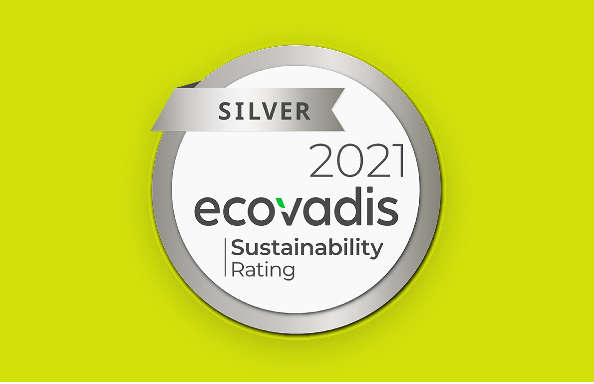 Ecovadis Silver plaque