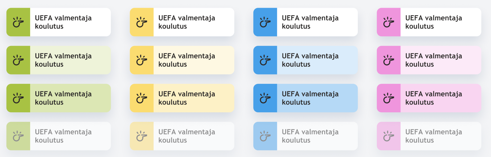 Erilaisia CTA komponentteja