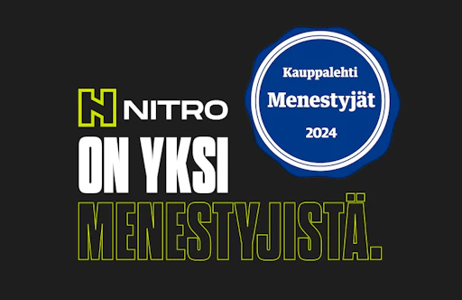 Nitro mukana Kauppalehden Menestyjät-listalla