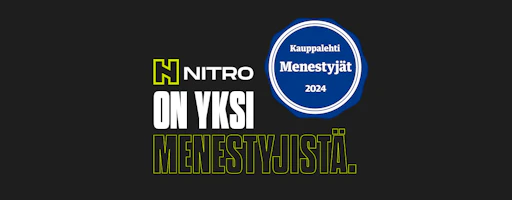 Nitro mukana Kauppalehden Menestyjät-listalla
