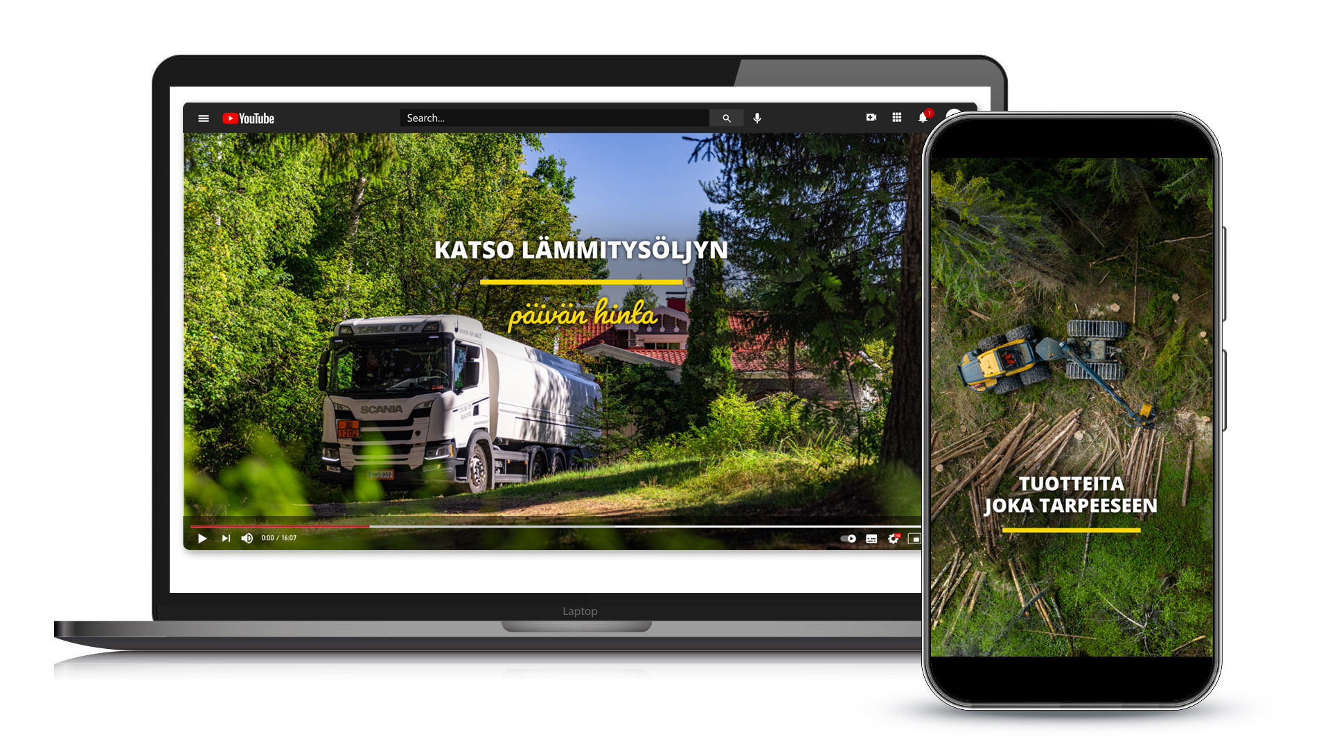 Lämpöpuisto campaign materials