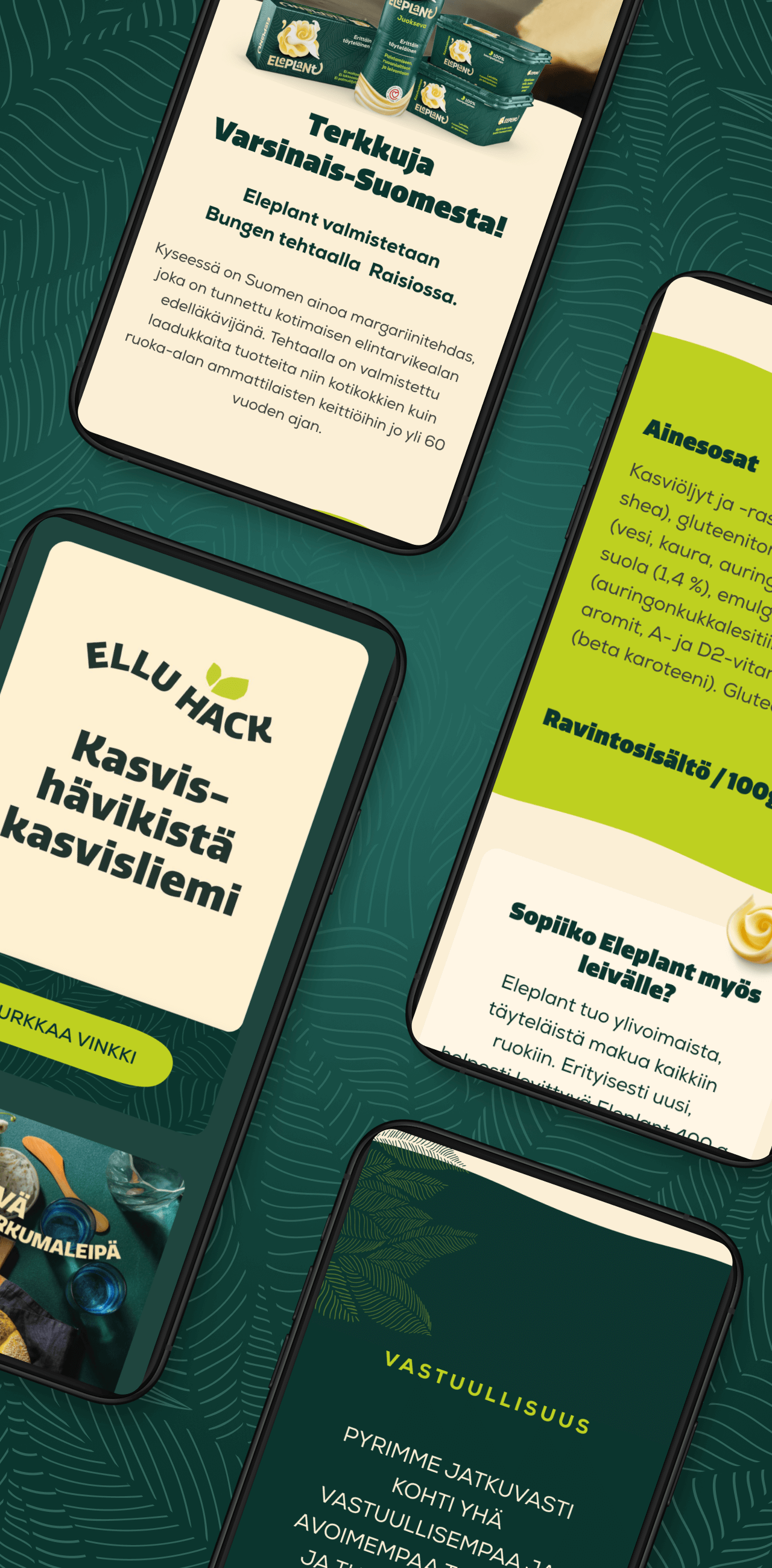 Monipuolisten sisältöjen esittäminen Eleplantin uudistetulla verkkosivulla