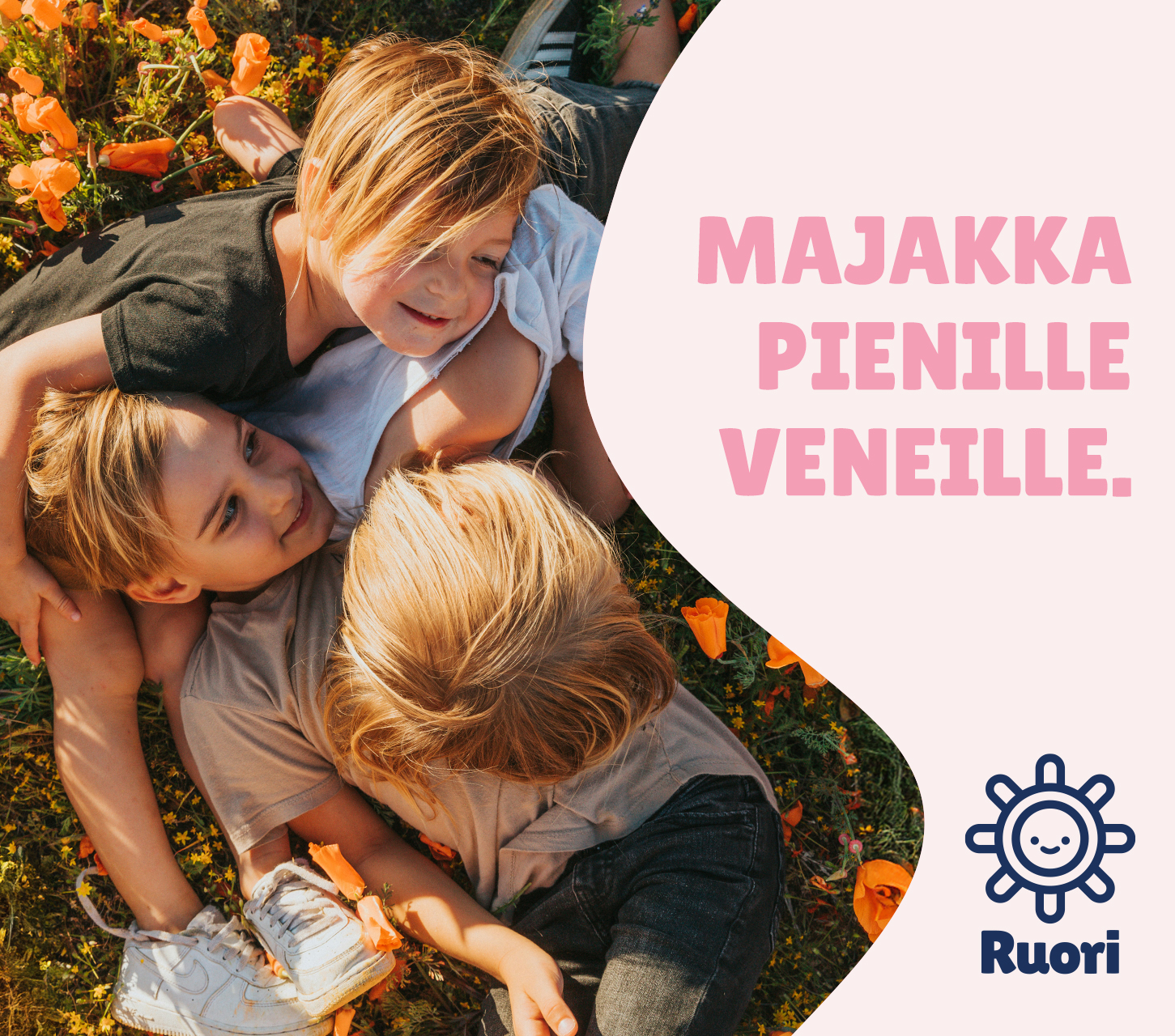 Mainosaineisto "Majakka pienille veneille"