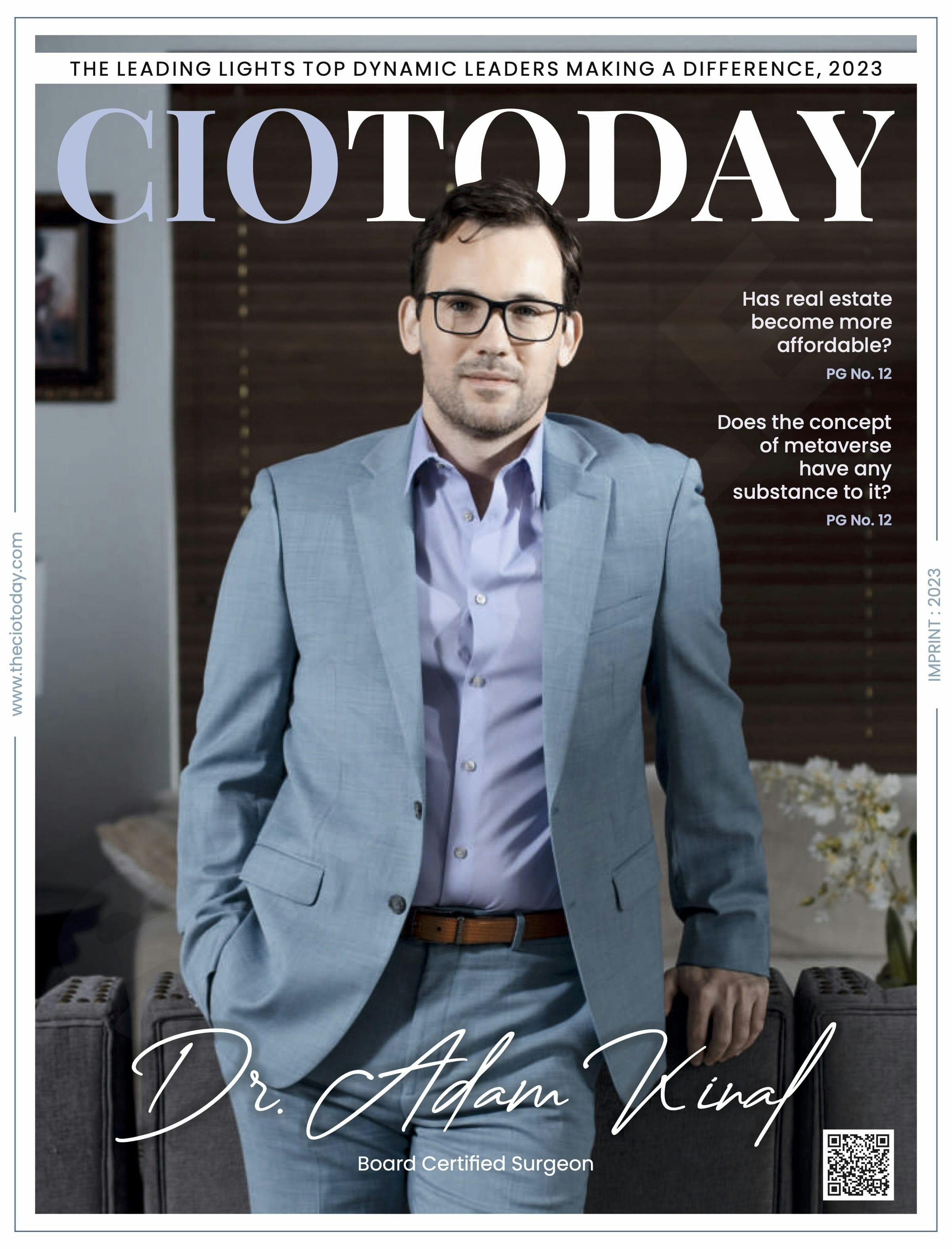 Dr. Adam Kinal Cover Story