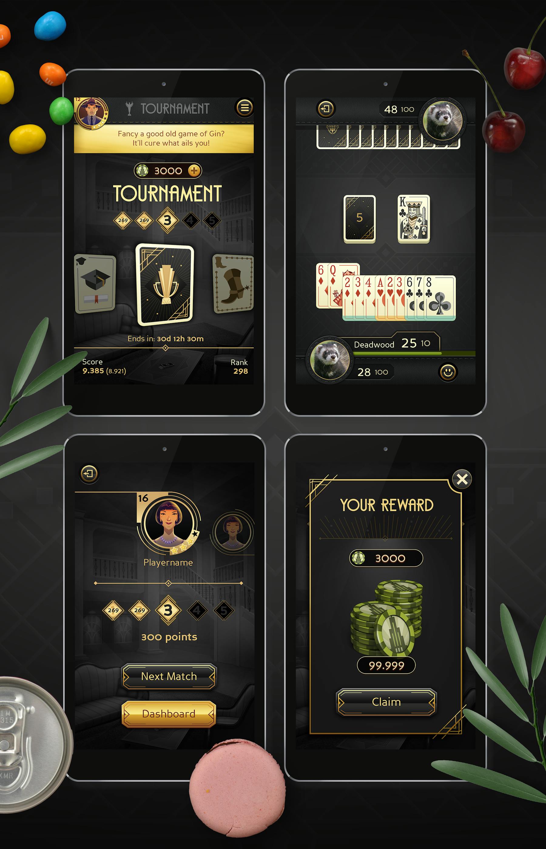 Grand Gin Rummy Game page