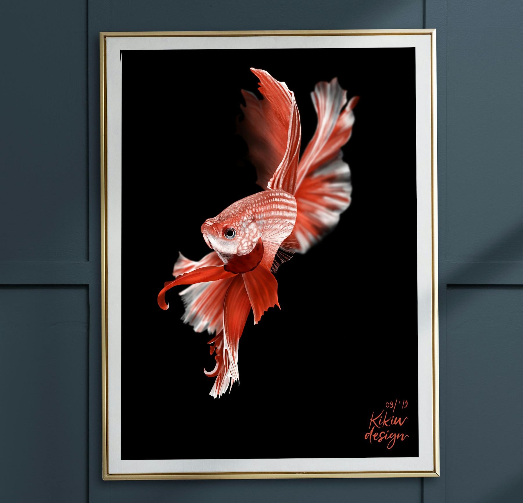 The fine lines and vibrant colors enhanced the realism of the fish, surpassing all my expectations