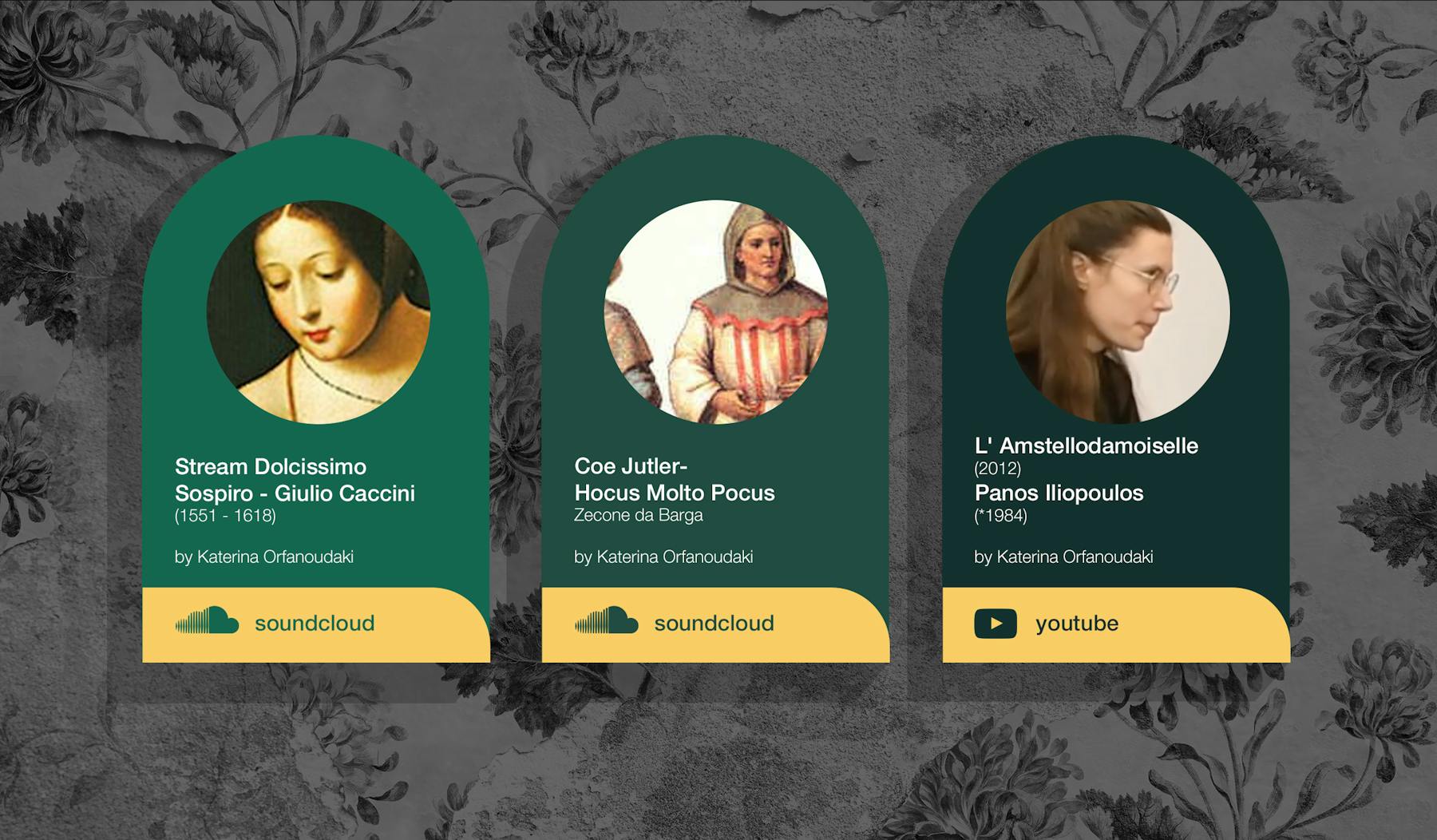 Katerina Orfanaudaki SoundCloud and Youtube
