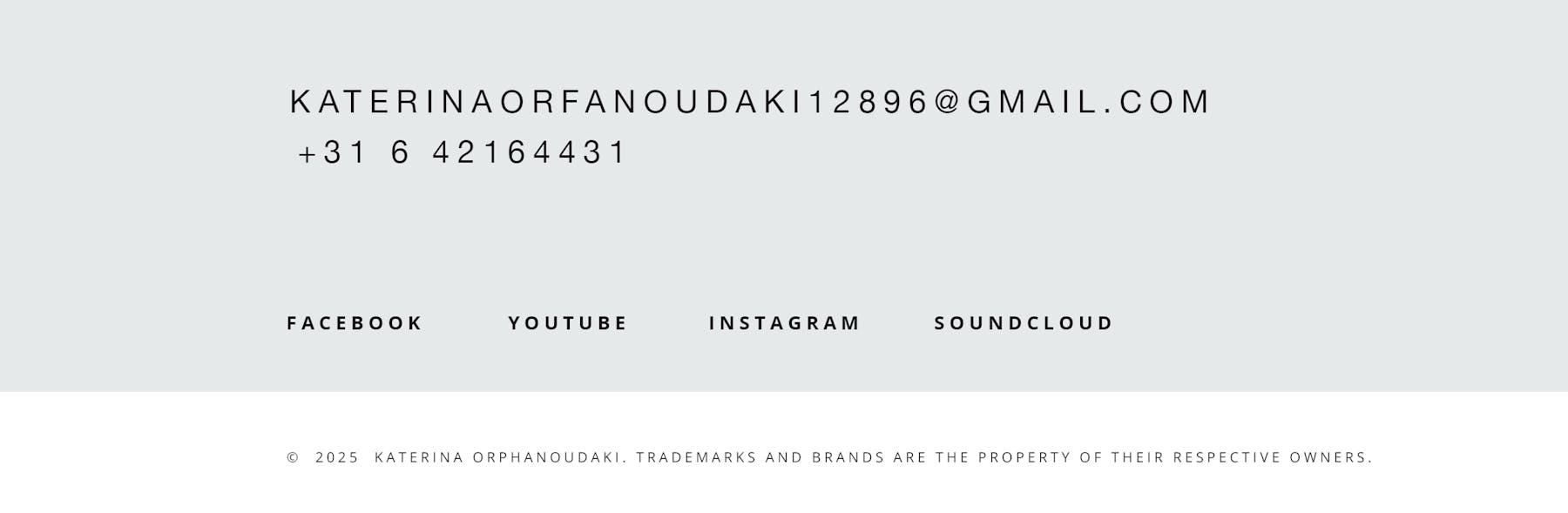 Katerina Orfanaudaki information footer